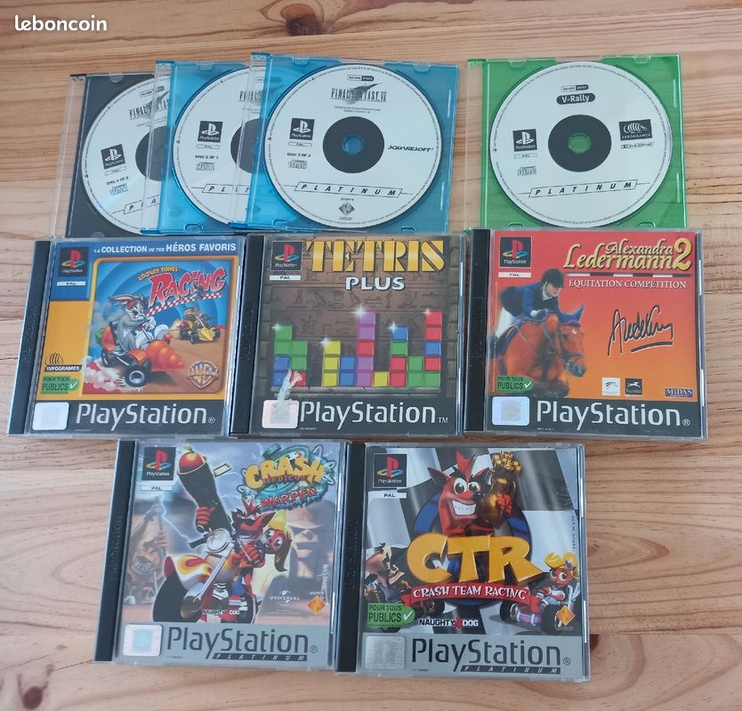 Lot de jeux playstation 1 (image 1)