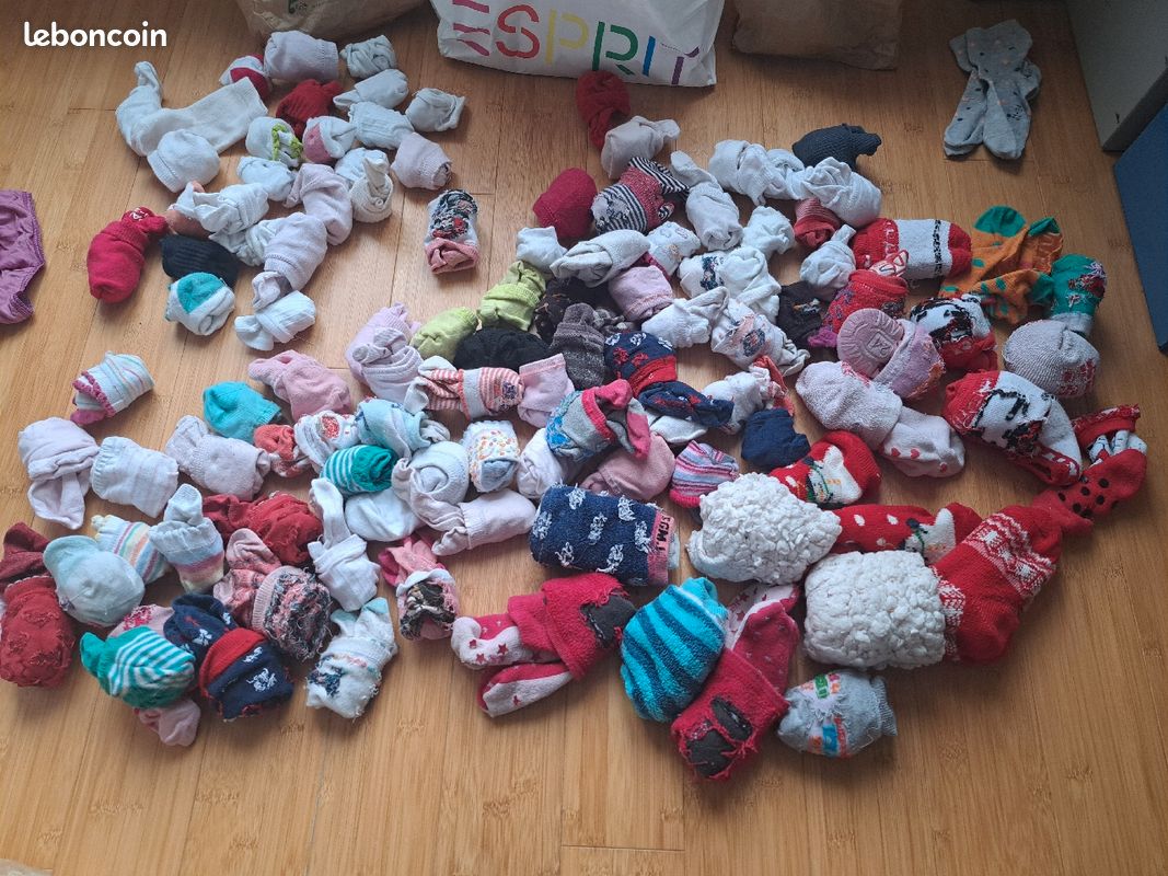 Lot chaussettes enfant toutes tailles (image 4)