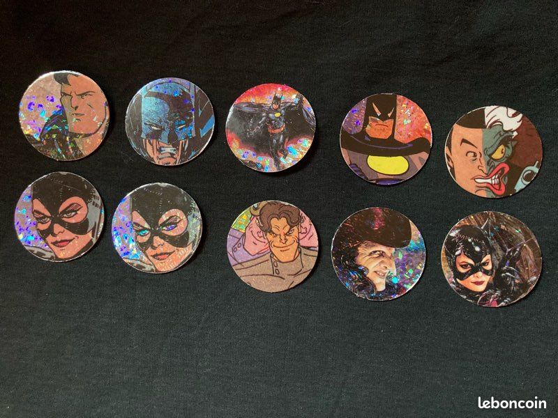 10 pogs Batman - Collection