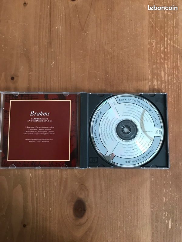 Compacte disque Brahms musique classique (image 2)