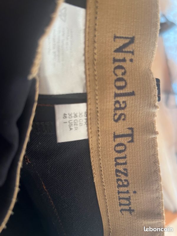 Pantalon équitation Nicolas Touzaint taille 40 (image 1)