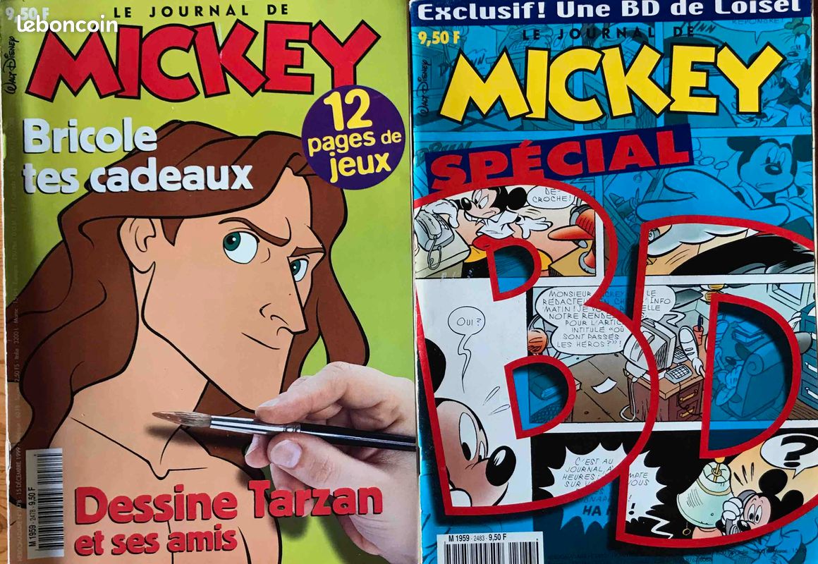 📗BD-magasine📕 *le Journal de Mickey * Nouvelle série ©1998-2002 /série 12 (image 4)
