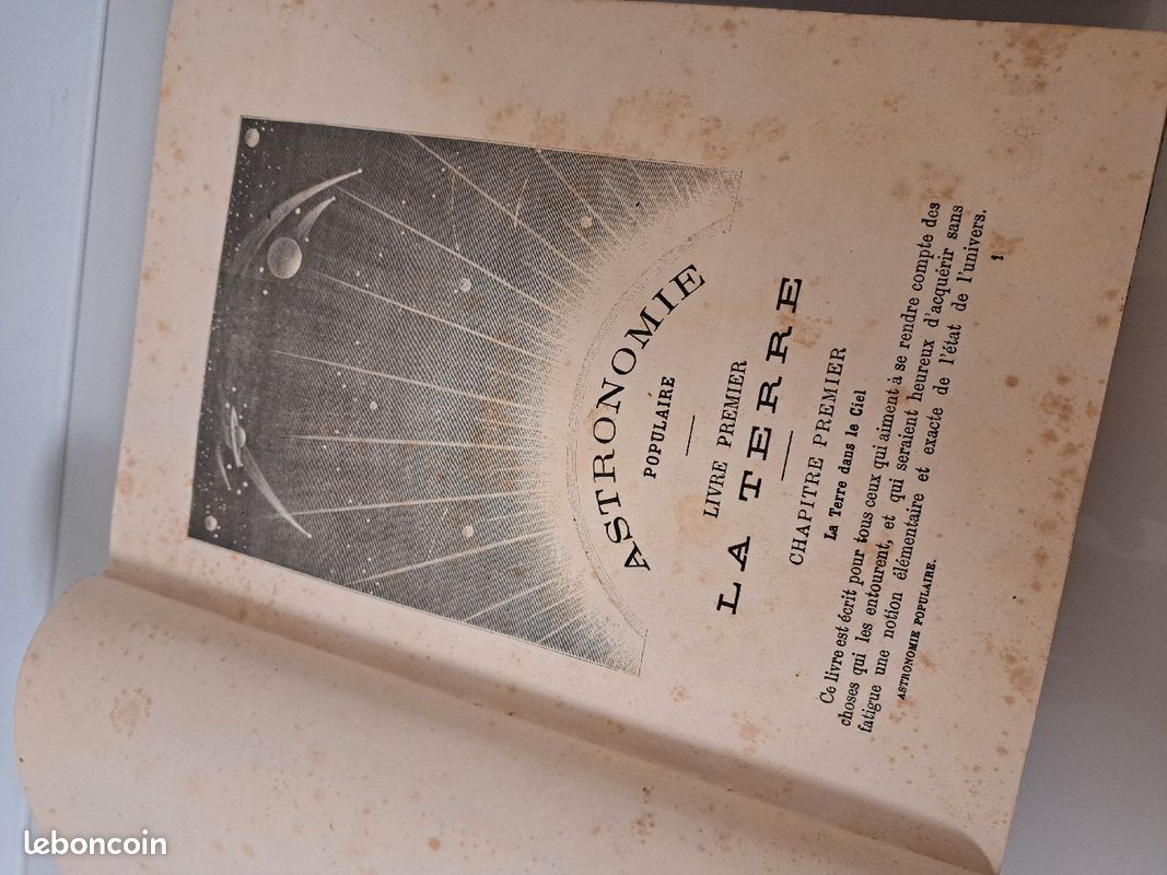 ASTRONOMIE POPULAIRE, Livres anciens, grand format, Flammarion (image 9)