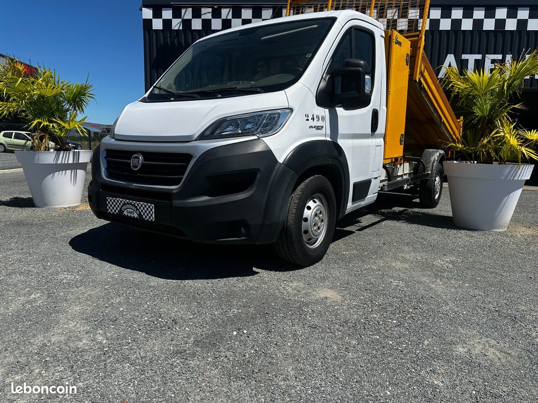 Fiat Ducato Pritsche/Kipper 35 FIAT Ducato 2.3L BENNE GPS TEL ETC...(16 585  HT) (image 8)
