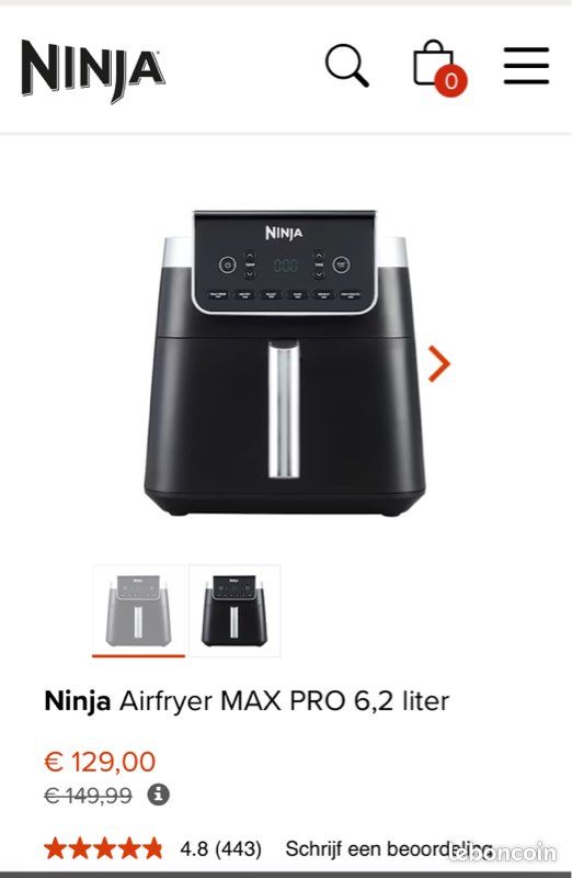 Ninja air fryer (image 1)