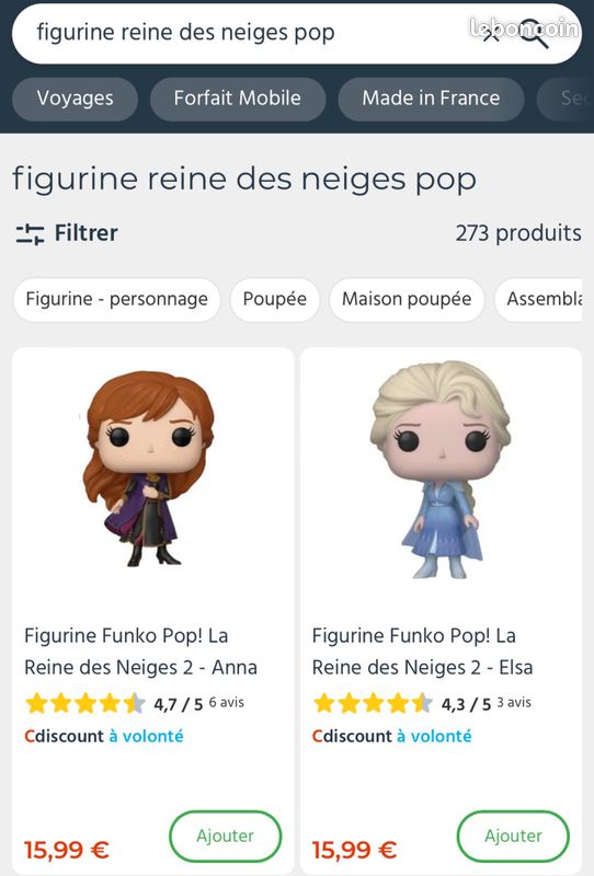 Figurine Pop la Reine des neiges et Anna (image 2)