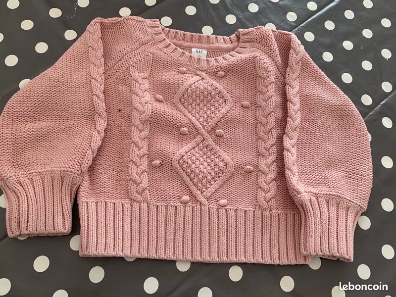 Pull grosses mailles Baby Gap (image 1)