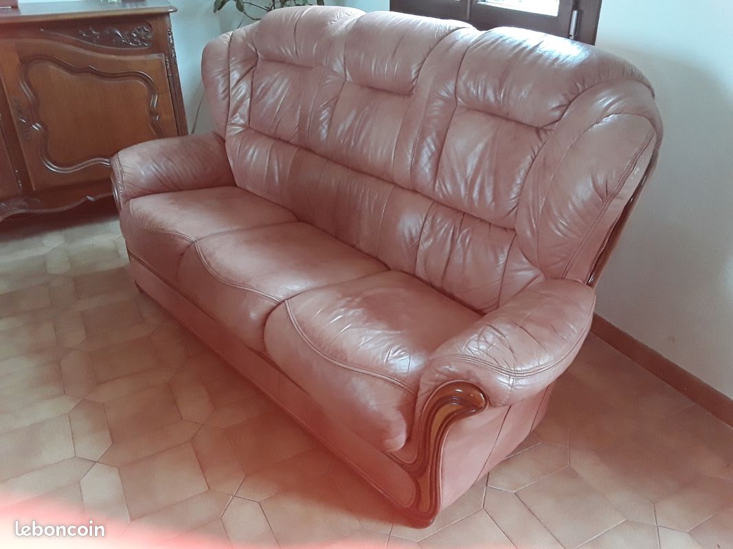 Vend canape cuir (image 3)