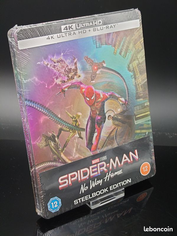 Spider-Man: No Way Home - Steelbook 4K Ultra HD Zavvi (image 1)