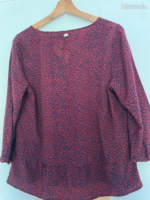 Tunique/haut COS En Soie Vintage - Taille 42, Vieux Rose - Occasion En Très Bon état, Style Rétro