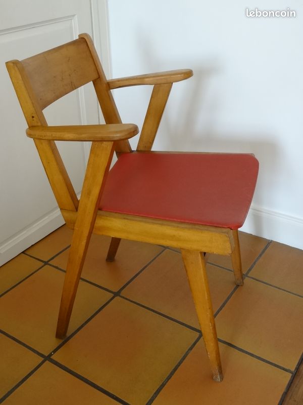 Fauteuil compas vintage (image 1)