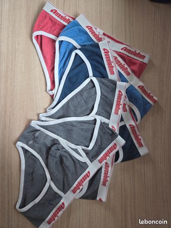 Pull Homme AussieBum - Taille M - Coton Bleu - Neuf Sans étiquette