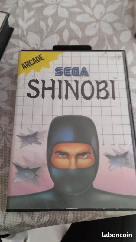 Shinobi Sur Sega Master System – PAL, Complet, Bon état (1988)