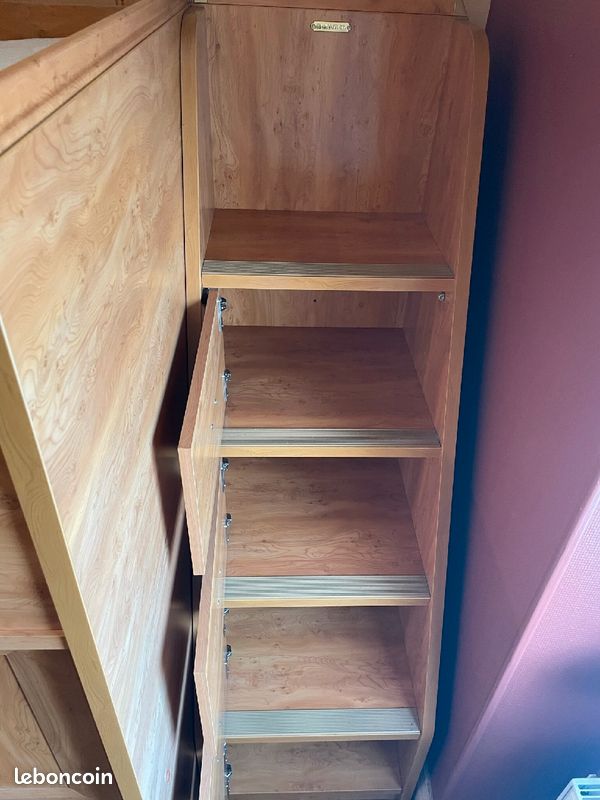 Lit (1p)en hauteur et bureau GAUTIER (image 4)