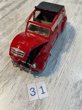 Solido 9509 - Citroën 2CV 1966 Coca-Cola 1/18 - Occasion Boîte Défraîchie