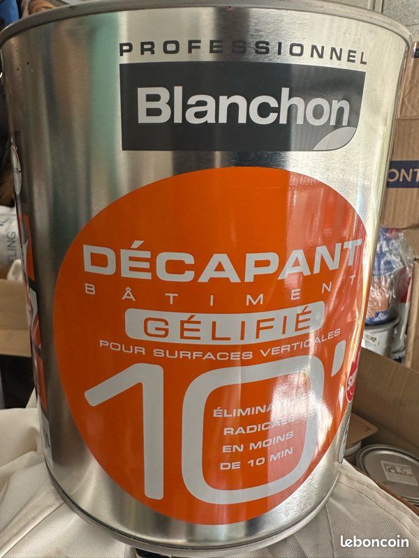 Décapant bâtiment gélifier pour surfaces verticales blanchon 5litres neuf (image 1)