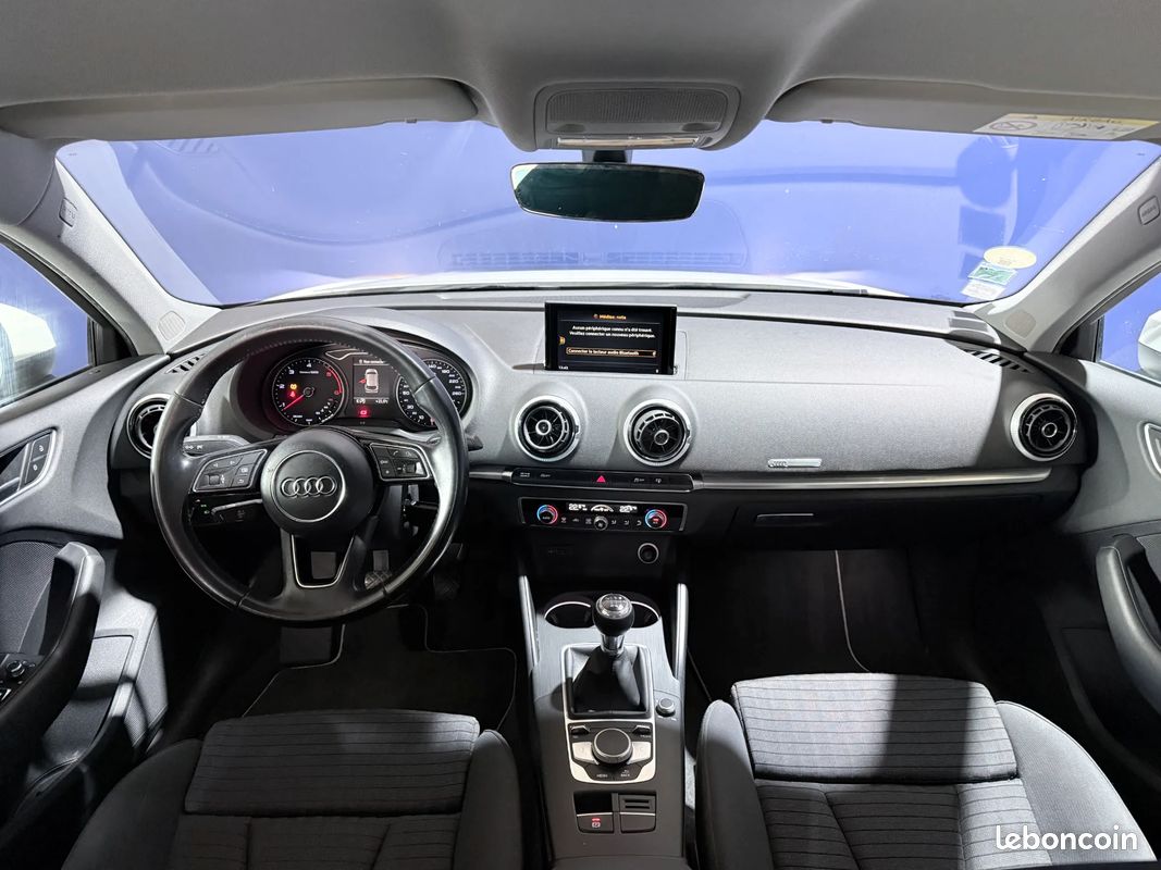 AUDI A3 1.6 D 110ch DESIGN - 2016 - Suivi complet - Phares LED - CARPLAY - DISTRIBUTION OK (image 9)