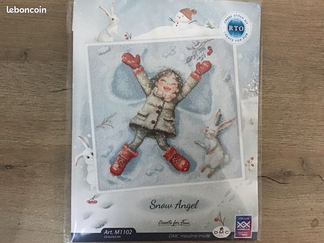Kit de Démarrage de Broderie de Noël avec Motif et Instructions, Gamme