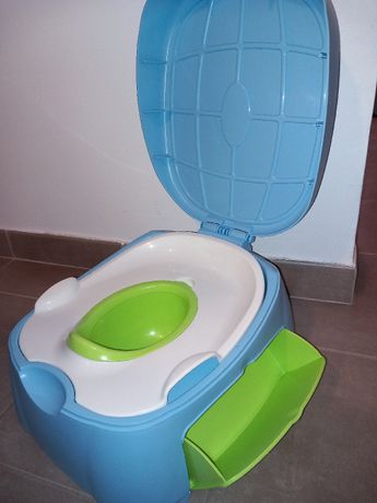 Toilette Pot WC Bebe Enfant Bébé de Siege Reducteur Rehausseur Chaise Réducteur  Toilettes Blau