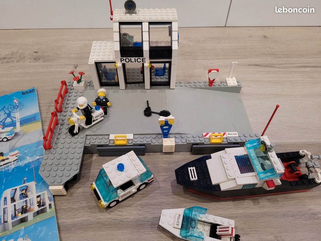 Lego vintage 6540 années 90 la police du port Collection