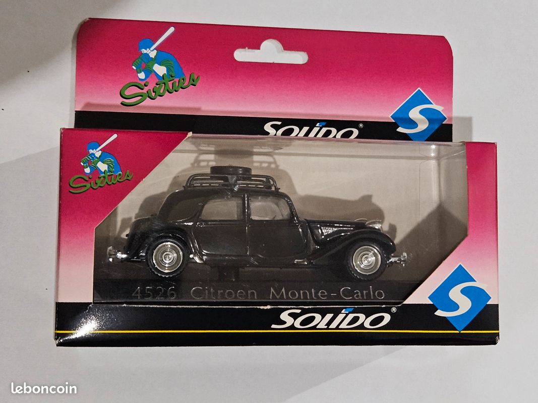 Miniature Solido 1/43 - Citroën Traction Monte-Carlo réf. 4526 - Neuf en boîte - Collection