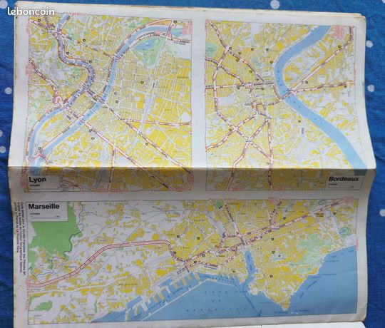 Ancien Atlas Des Routes De France BP - Carte Routière Vintage - Occasion
