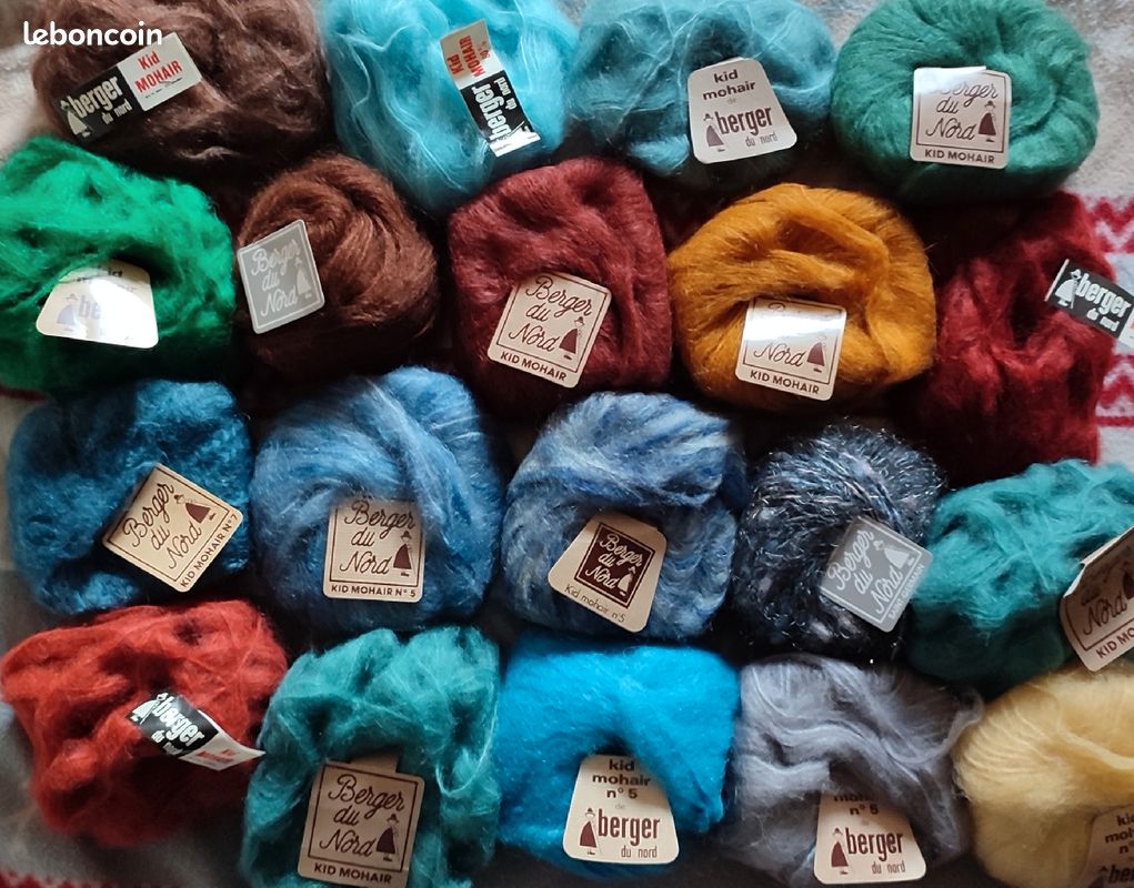 Laine berger du nord Kid Mohair (image 1)