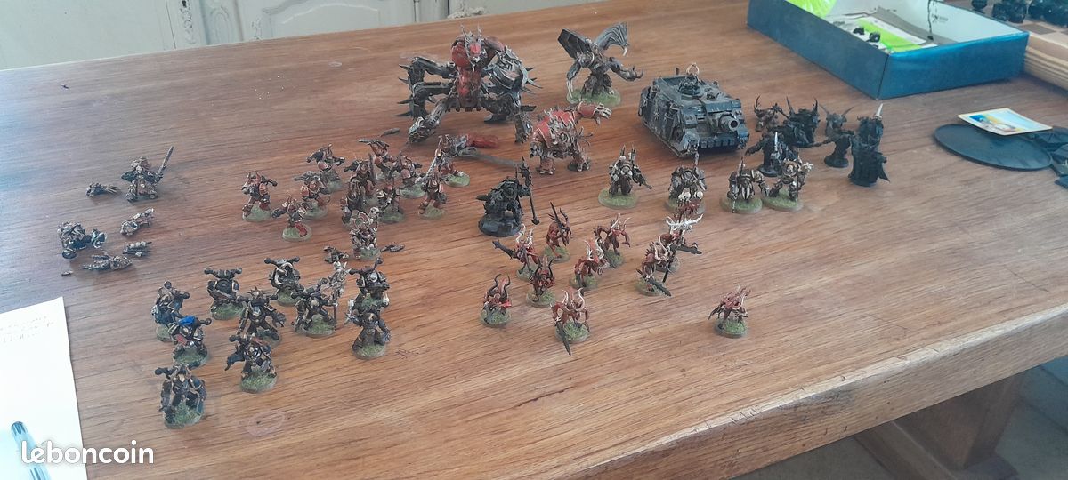Armée warhammer 40k space marines chaos et démons (image 1)