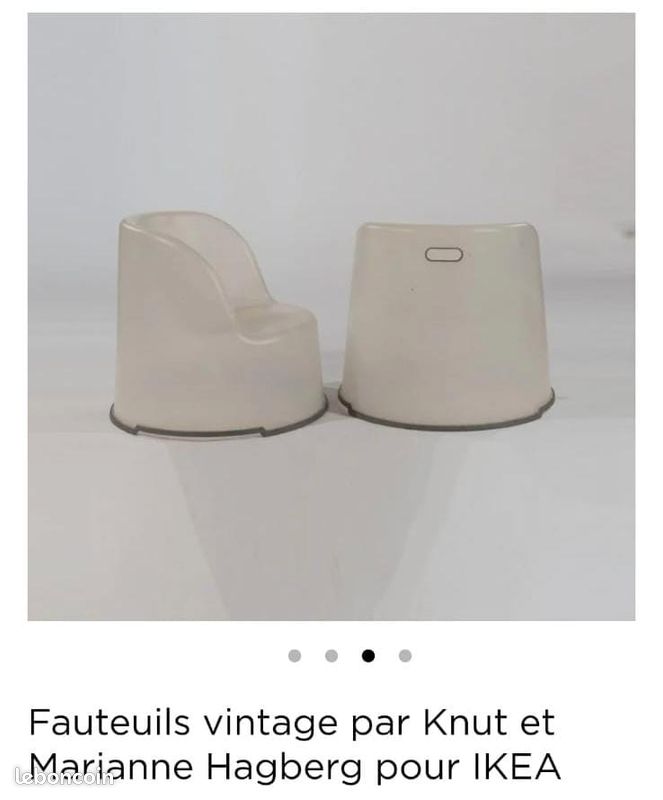 Fauteuil vintage par Knut et Marianne Hagberg pour Ikea (image 6)