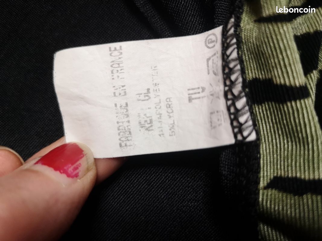 Veste Légère JC Trigon En Lin 68% - Taille 36 Femme - Noir & Bleue Rayée - Made In France
