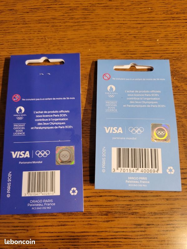 Pin's de bienvenue de la mascotte des Jeux olympiques de Paris 2024