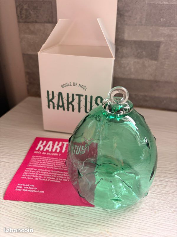 Boule de Meisenthal KAKTUS : Achat occasion | Décorations de fêtes Neuf, sans étiquette