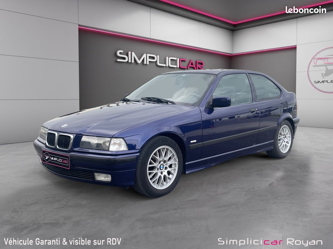 BMW Série 3 E36 COMPACT TI 2.5 170Ch bvm 5 rapports - Pont court Autobloquant - CT ok - Garantie 12 mois (image 4)