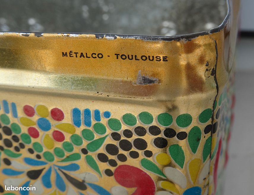 Ancienne Boite métal METALCO Toulouse (image 5)