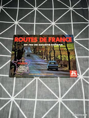 Jeu De Société Vintage Routes De France - Nathan 1970 - Complet