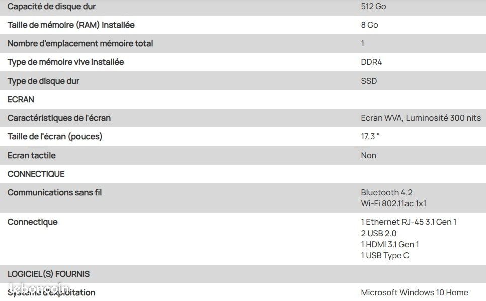 Ordinateur lenovo ideapad L340 Gaming (image 7)
