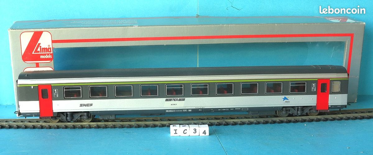 LIMA 3 VOITURES voyageurs corail SNCF Echelle HO EUR 37,50 - ES