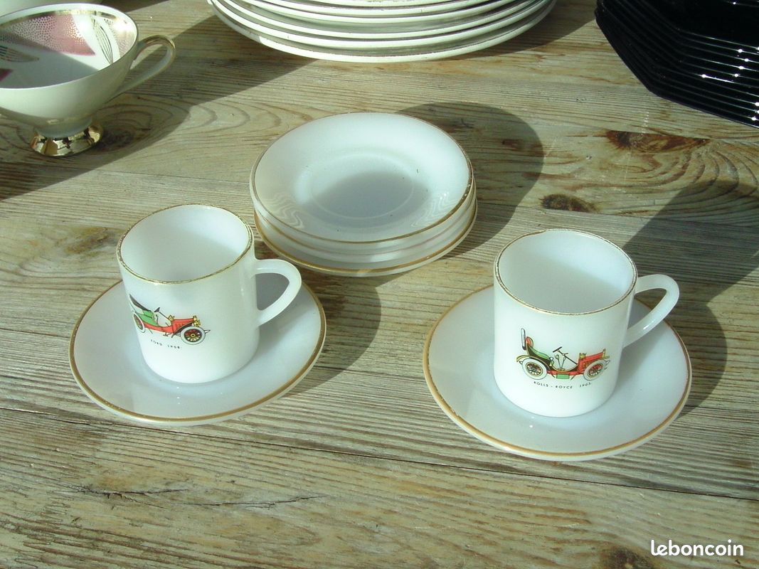 Tasses vieux tacots Arcopal France (image 1)