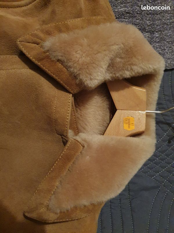 Très élégant Manteau homme en peau lainée (image 8)