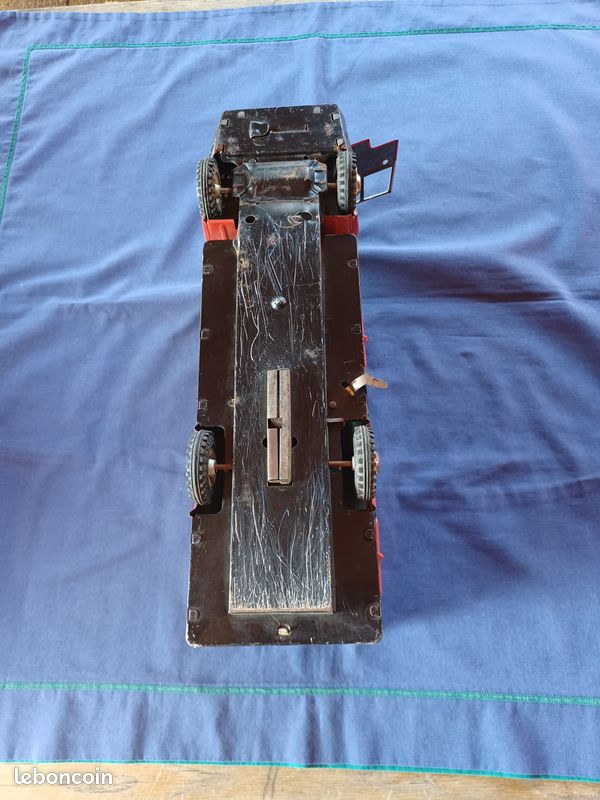 ANCIEN JOUSTRA &CAMION TRANSPORT POSTES" 1967 38cm pour restauration ou