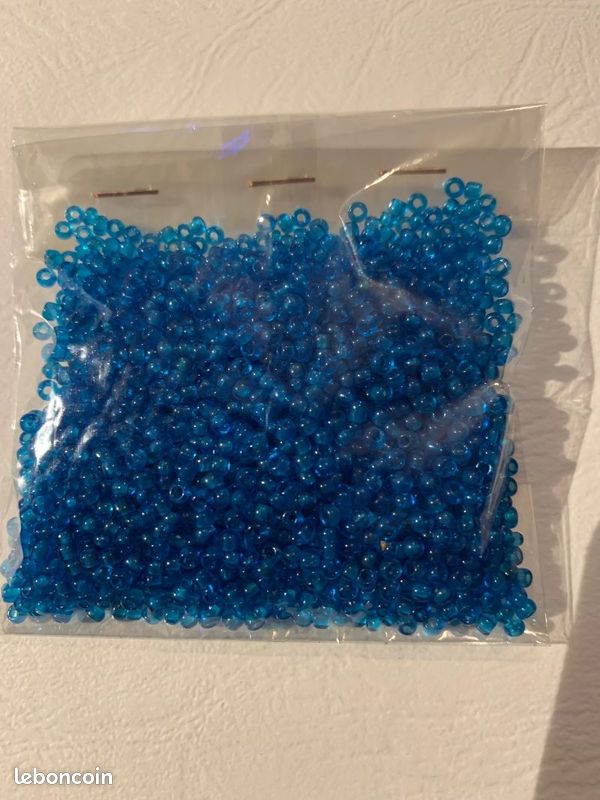 Perles rocaille colorées 2 mm ( Loisirs créatifs ) (image 2)