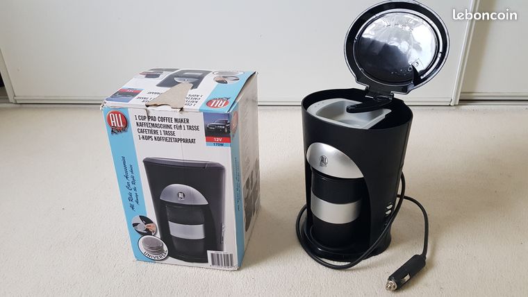 Cafetière 1 tasse à dosette 12 ou 24 V - ATTENTION: 12V marche que