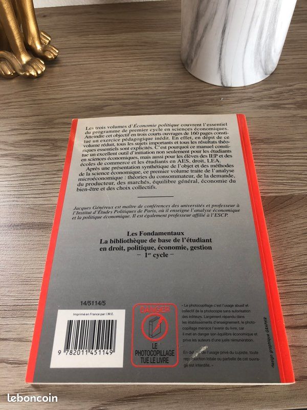 Économie politique 1. Microéconomie Jacques généreux (image 3)
