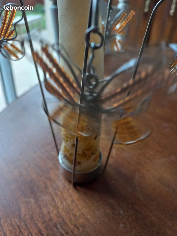 Porte bougie avec papillons (image 5)