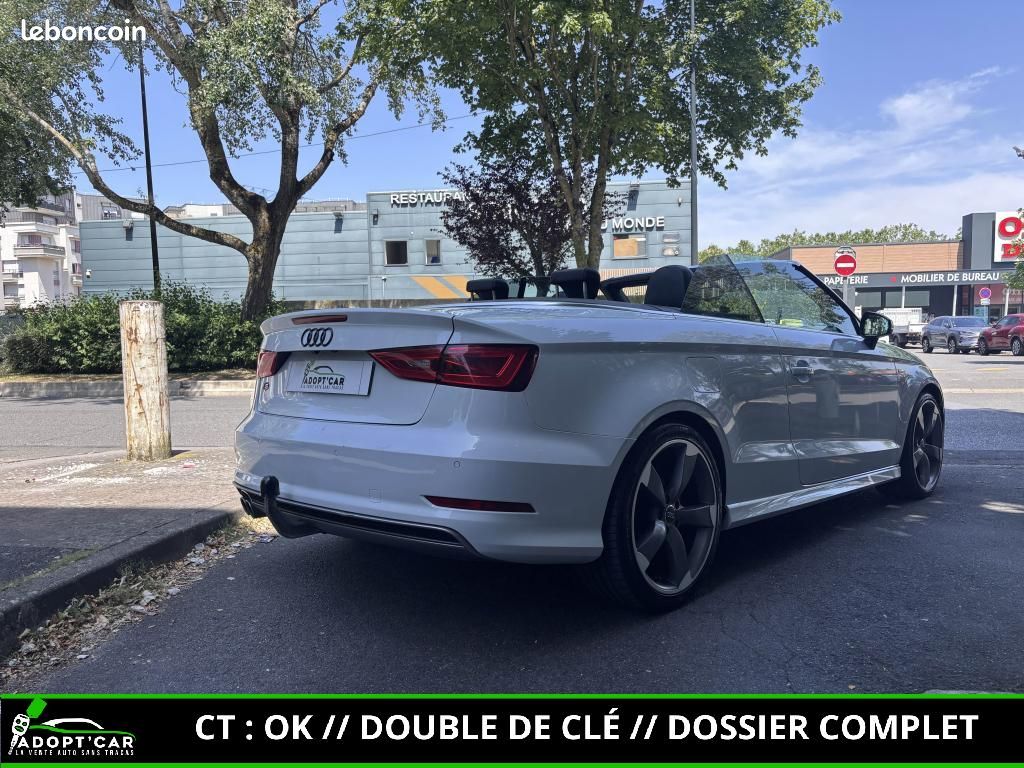 AUDI A3 Cabriolet 2.0 TDI - 150 - BV S-Tronic 8V CABRIOLET S Line (image 5)