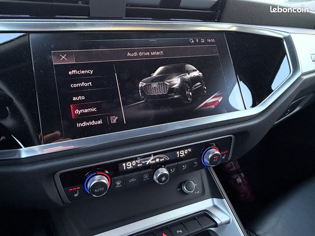 AUDI Q3 SPORTBACK 35 TFSI 150 ch S tronic 7 S line 1ère MAIN/CUIR/NAVI MMI/FULL LED/CAMERA/ACC/HISTORIQUE COMPLET/GAR (image 27)