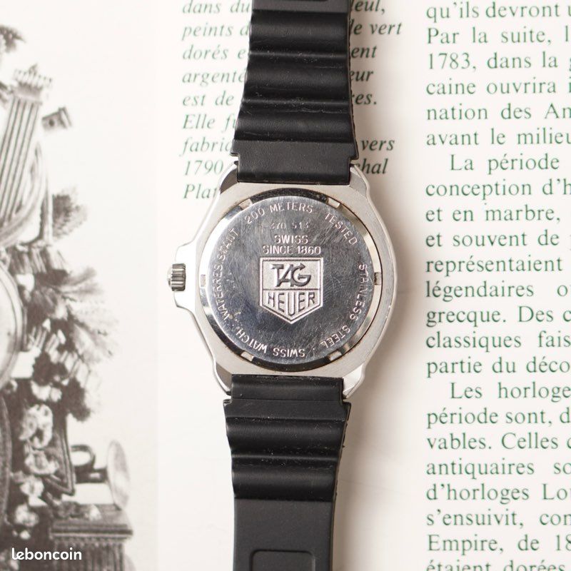 Montre TAG Heuer Formula 1 WA1210 Vintage - Cadran Bleu, Boîtier Acier 35mm - Années 80