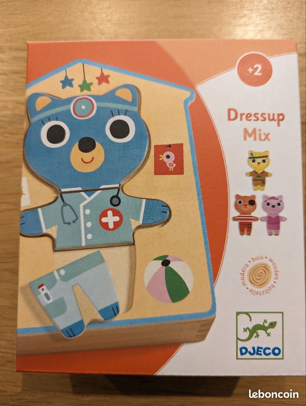 Jouet en bois DJECO Dressup Mix (image 2)