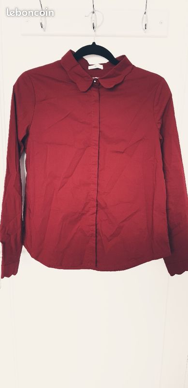 Chemise rouge neuve La Redoute (image 1)