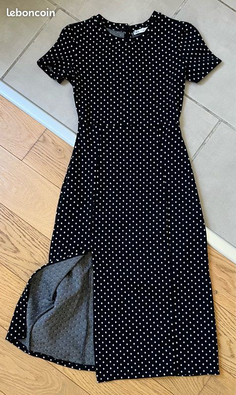 Robe longue fendue Zara (image 7)
